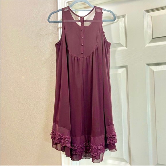 ALTAR’D STATE Charlotte Dress in Wine - Picture 7 of 8
